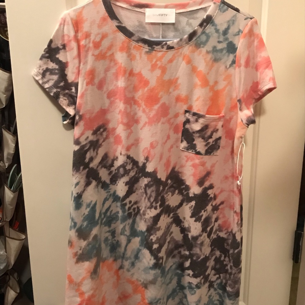 NWT Tie Dye dress by Six Fifty - Large
